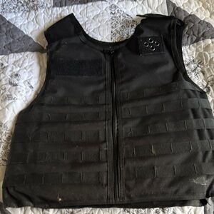Men's Black Tactical Gear Vest $80